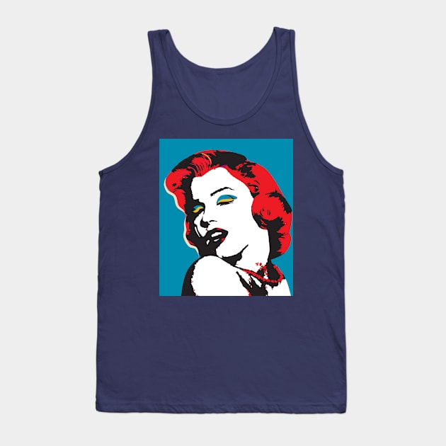 Marilyn Monroe Tank Top by Pittura